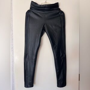 Bebe Black Faux Leather Skinny Pants S